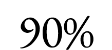 90%